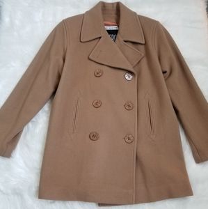 Vintage J. Percy Camel Pea Coat